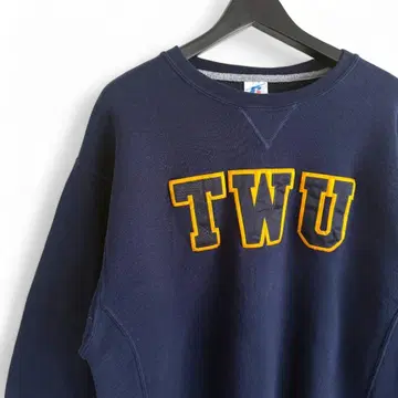 00s 러셀 애슬레틱 TWU 자수 맨투맨 네이비 R13