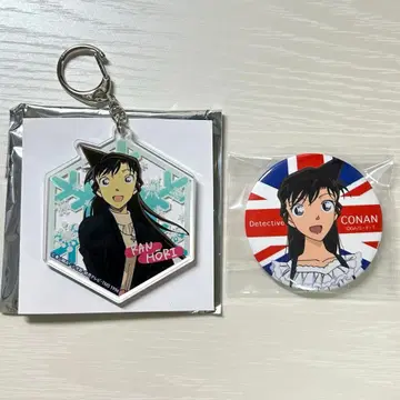 명탐정 코난 카페 2016 캔뱃지 유미란(모리 란) 아크릴 키링 이르미