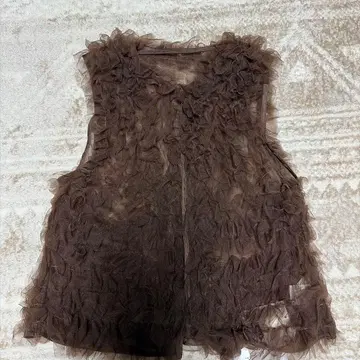 야마다야 RADIATE 브라운 프릴 베스트