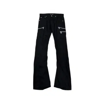 multi zip opium flare pants