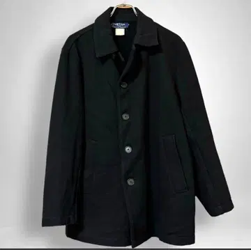 [베트라] 남성용 40 울 혼방 사이드 포켓 스텐카라 코트