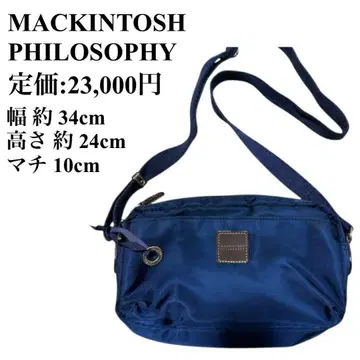 MACKINTOSH PHILOSOPHY 네이비 숄더백 나일론