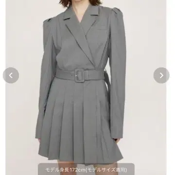 sly 테일러드 플리츠 숏 원피스