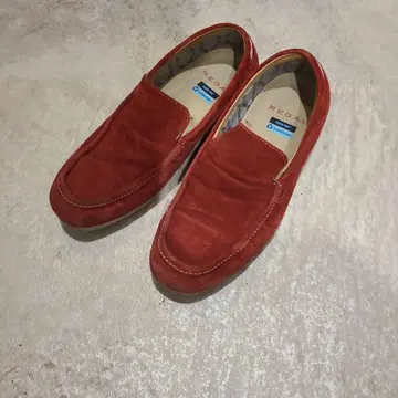 REGAL 레드 스웨이드 로퍼 GORE-TEX