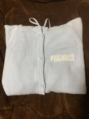 PINK HOUSE 후드 부착 가디건