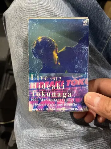 Hideaki Tokunaga Live vol.2 카세트 테이프