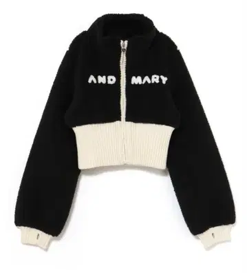 AND MARY 플리스 크롭 자켓