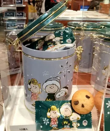 USJ 크리스마스 스누피 캐니스터 캔