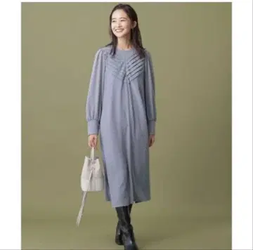 nano universe 도트 자카드 원피스 36