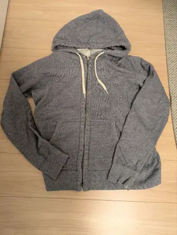 90s 오니 페이드 더블 집 후드티 크롭 y2k