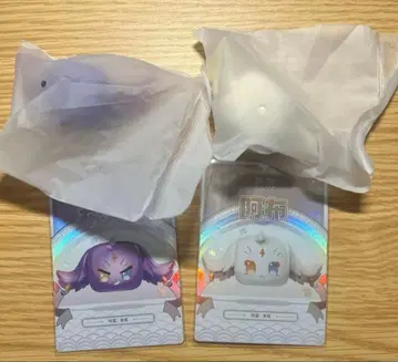 당일 발송 명조 경단 피규어 미사용 새상품 화이트 블랙 세트