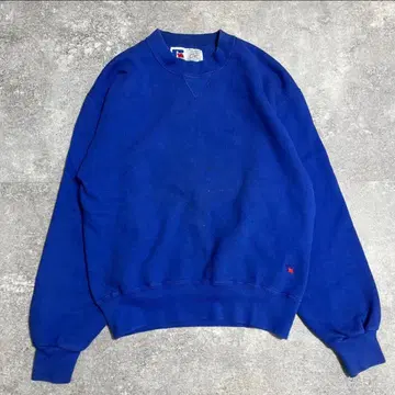 90s russel athletic 무지 맨투맨 usa제 코튼