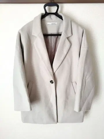 ELENCAREDUE 체스터 코트 드롭 숄더 여성용 코트