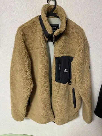 CAMP7 플리스 자켓 L 사이즈 베이지