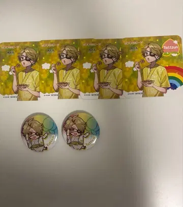 카라피치 탓츤 극락탕 캔뱃지 코스터