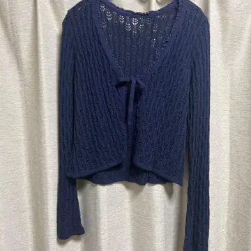 tina jojun 프론트 리본 가디건 상의 M