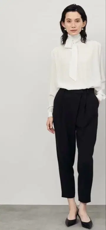 소주 soeju 턱 팬츠 네이비 L