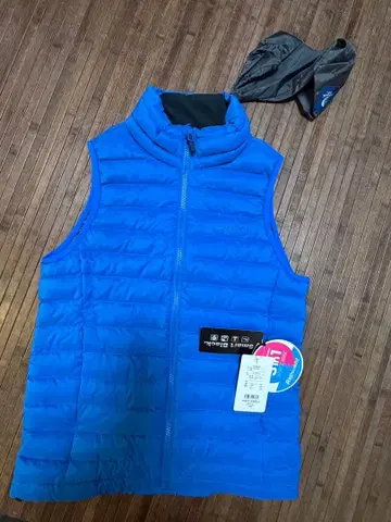 발수 가공 파랑 다운 베스트