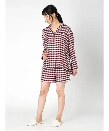 gelato pique 플란넬 깅엄 체크 셔츠 숏팬츠 1103Z