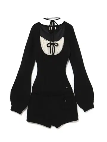 andmary Raven gather set up black