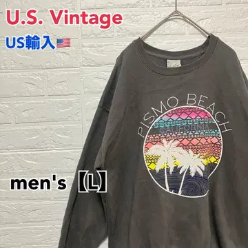 F830 [ US 수입 ] 스웨트 셔츠 그레이 계열 men's [ L ]