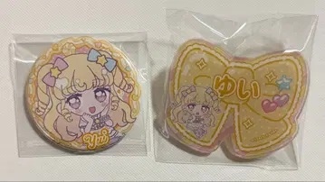 프리파라 캬라핀 유이 트레이딩 네임 배지 캔뱃지 2