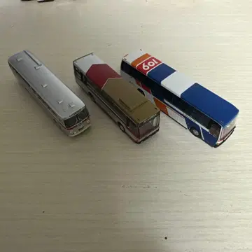 N 게이지 버스 모델 3대 세트