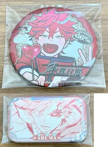 극락가 아르마 중국 한정판 캔뱃지 2개