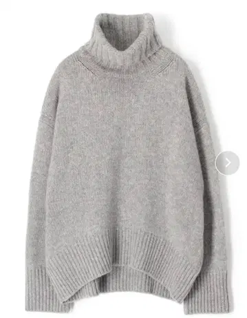 GALERIE VIE 터틀 니트 라이트 그레이