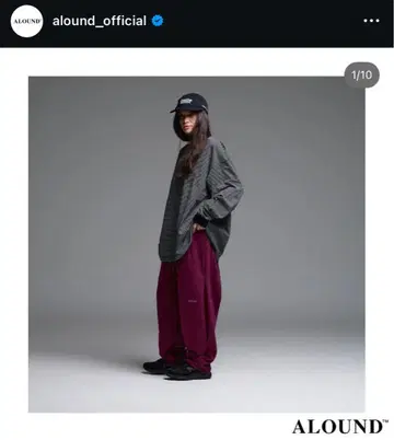 alound 어라운드 SIDE ZIP SWEAT PANTS