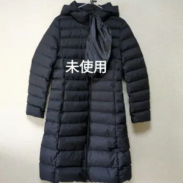 유니클로 울트라 라이트 다운 후디드 코트 M 사이즈 블랙 미사용