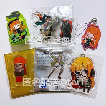 페르소나 5 사쿠라 후타바 그래프 아트 아크릴 스탠드 캔뱃지 마네키네코