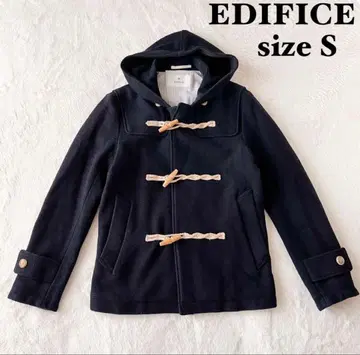 에디피스 숏 더플 코트 울 블랙 남녀 공용 S