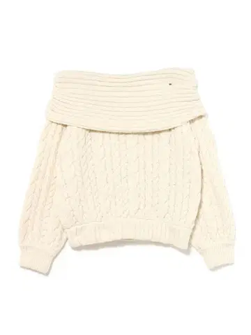 andmary Kiki cable loose knit ivory