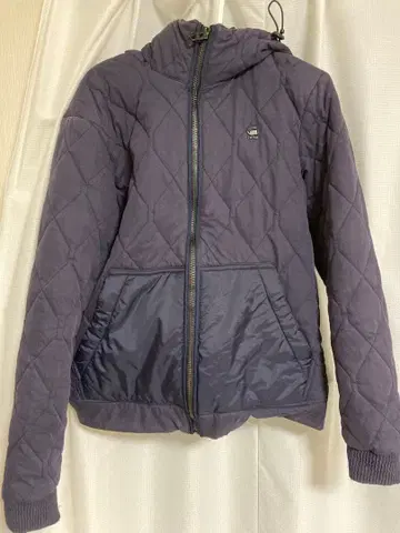 다크 퍼플 퀼팅 자켓