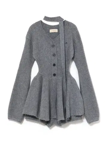 andmary Dahlia tunic set up gray