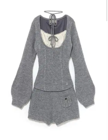 andmary Raven gather set up 그레이