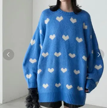 forksy 오버 사이즈 리버서블 니트 풀오버