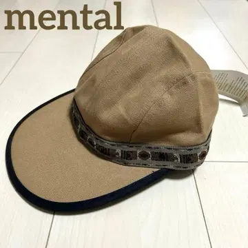 새상품 택 포함 mental 멘탈 캔버스 롱빌캡 USA제