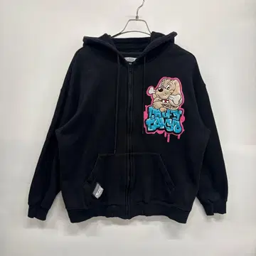 GALFY CRUTCH BRAND 블랙 후드티