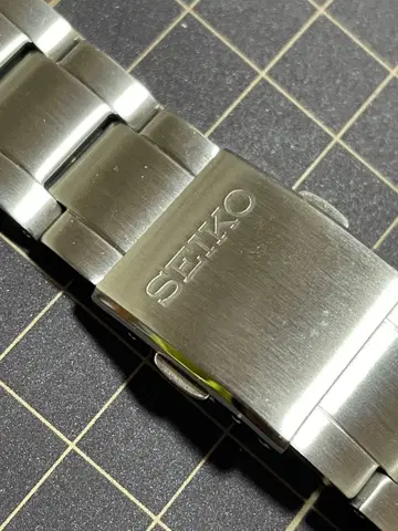 SEIKO 스테인리스 스틸 메탈 벨트 폭 20mm