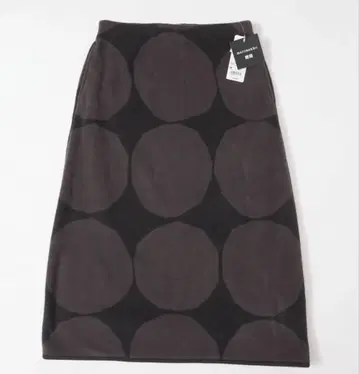 유니클로 마리메꼬 콜라보 플리스 스커트 미사용 그레이