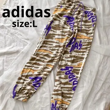 제니카올리 아디다스 아토모스핑크 콜라보 올 패턴 스웨트 팬츠