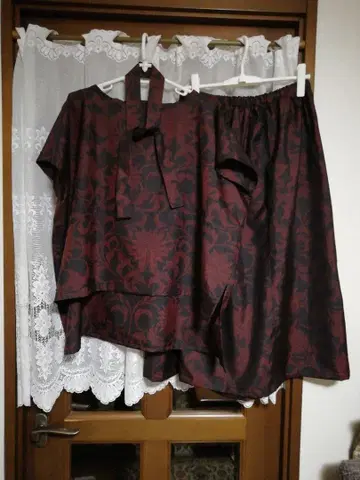 기모노 리메이크 셋업 (오시마 명주 리메이크)