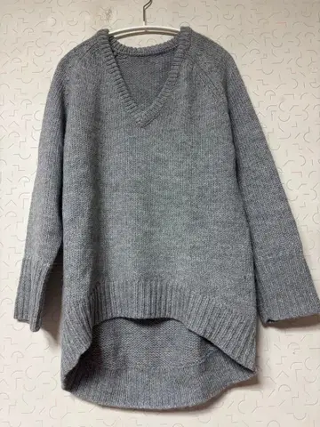 FRUIT CAKE 니트 라이트 그레이 cher