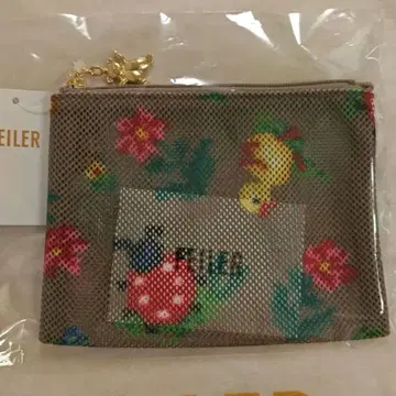 페일러 하이디 메쉬 파우치 베이지 미니