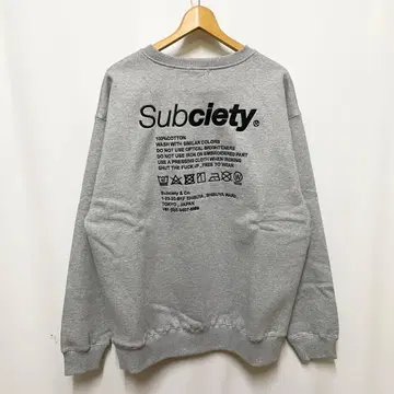 미사용 새상품 Subciety 서브사이에티 트레이닝복 그레이 XL