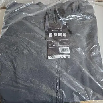 워크맨 ZERO-STAGE 트리코 후드티 LL 다크 그레이