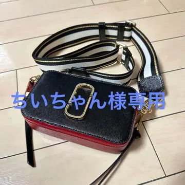 [ 새상품급 ] Marc Jacobs 숄더백 블랙 레드