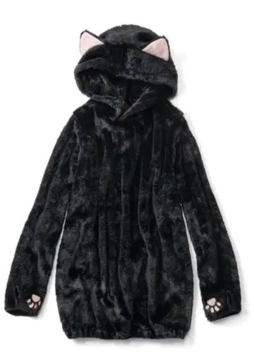 펠리시모 고양이부 검은 고양이 룸 후드티 M 사이즈